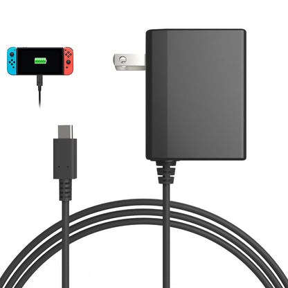 AC Adapter for Nintendo Switch 1 & Switch 2, 15V 2.6A Game Console Charger Power Supply