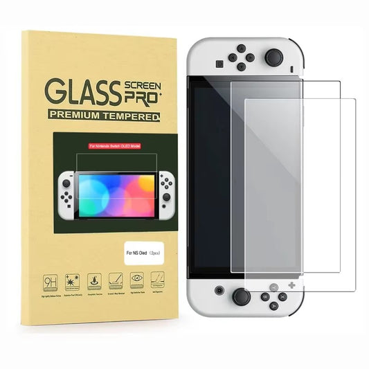 9H Tempered Glass Screen Protector Tempered Glass Film for Nintendo Switch Oled Console Accessories